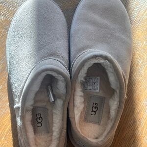 New UGG Cozy Suede Slip-On in Light Taupe